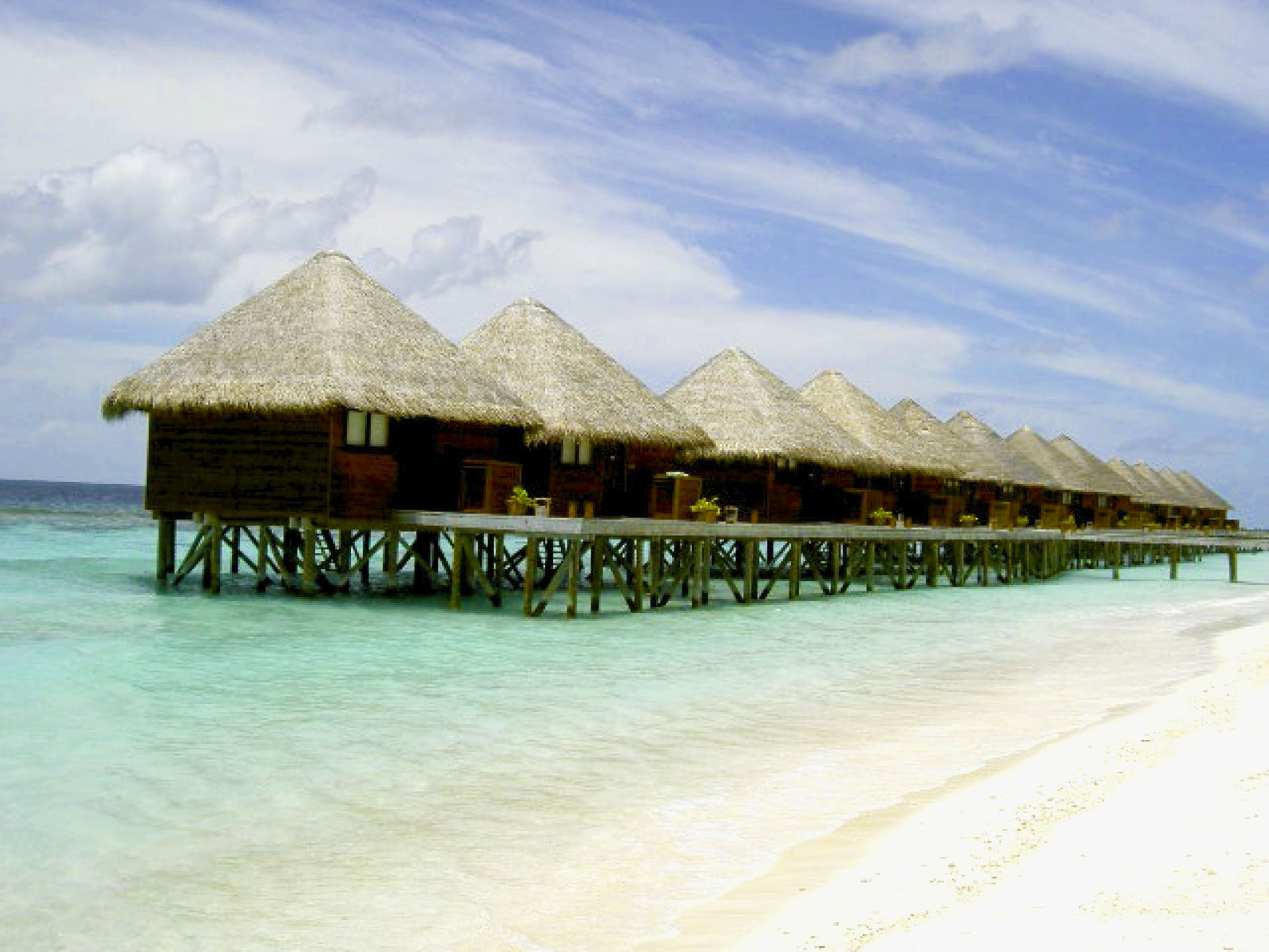 Luxury water villas in the Maldives  Overwater Bungalows
