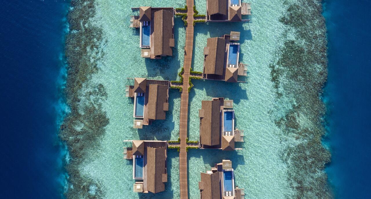 Waldorf Astoria Maldives Ithaafushi Resort Overwater Bungalows